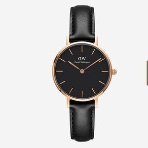 DANIEL WELLINGTON | Petite Sheffield Rose Gold Leather Watch